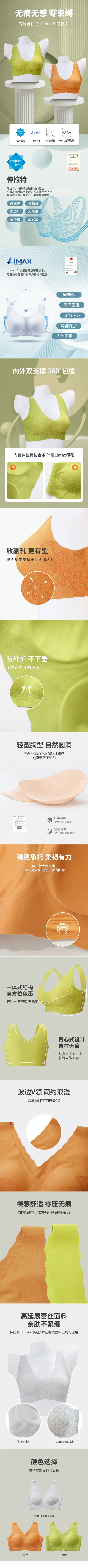 腾飞科技伸拉特软支撑&Limax零束缚无感内衣