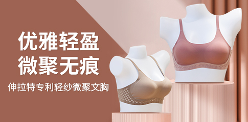腾飞科技轻纱微聚文胸